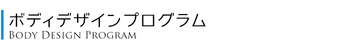 ボディデザインプログラム